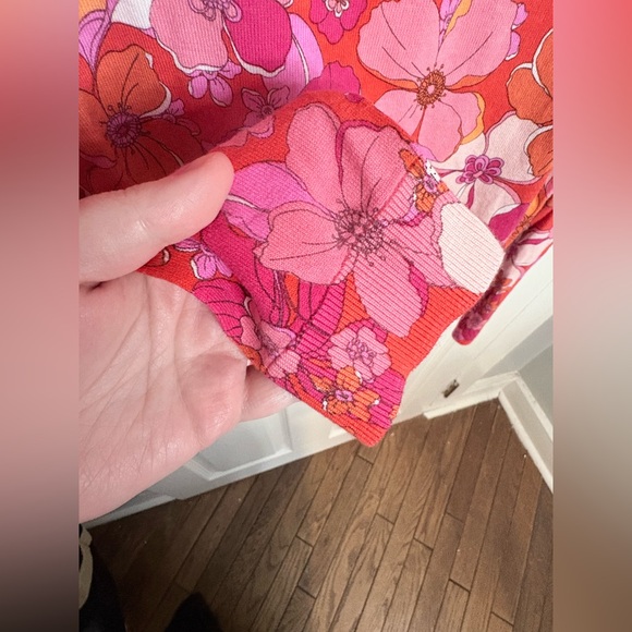 Talbots Tossed Flowers Crewneck Sweater – Floral – Size L | Lightweight - Picture 5 of 8